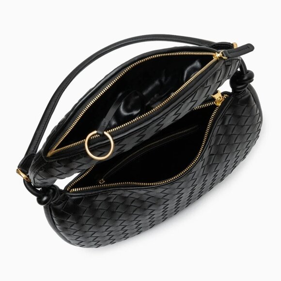 SOLD OUT - Verano Hill Adele Handbag – Black Vegan Leather Tote – Lightweight - Picture 3 of 6